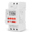 Miniatyrbillede 1 af 5: TM919B 12V 30A Programmerbar Digital DIN-Tidsurkontakt Automatisk Cyklus Timing Controller til Lys, Ventilatorer