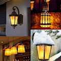 Miniatyrbillede 3 af 5: 2 Pak E27 LED Flamme Lyspærer 4 Tilstande med Tyngdekraftsensor Flamme Lyspære til Indendørs/Udendørs/Bar/Fester Julepynt (138x65mm)