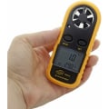 Miniatyrbillede 1 af 4: Digital Anemometer Anemometer med baggrundsbelyst LCD-display, der måler lufthastighed, luftstrøm og udendørs lufttemperatur til aktiviteter