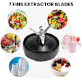 Miniatyrbilde 4 av 5: 2 stk 7-finse ekstraktorblad, erstatningsdel, nedre blad for Auto IQ BL642 NN102 BL2013