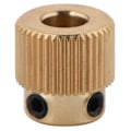 Miniatyrbild 5 av 5: 10 st Robust 3D-skrivarväxel 40 Tänder Mässingväxel Extruderhjul för -10 -10S S4 S5 3 Pro Skrivare