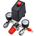 Miniatyrbillede 2 af 5: Holdbar Luftkompressor Pumpe Tryk Switch, med Ventilstyring Regulatorer Måler - RWManometer