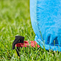 Miniatyrbillede 4 af 5: 24 stk. 8,8 tommer plastik oppustelige pløkke havepløkke ankerpløkke havedekoration