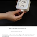 Miniatyrbillede 5 af 5: USB Retro Cube Vækkeur LED Ur Lys Multifunktionel Bærbar Hjem Vækkeur Firkantet Blok Ur Grøn