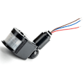 Miniatyrbild 2 av 5: LED-ljusrörelsesensorbrytare PIR-infraröddetektor Automatisk rörelsedetektor Automatisk på/av Utomhus, AC85-265V Svart