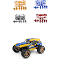 Pikkukuva 5 / 5: Metal Upgrade Accessory Set for 104009 12402-A RC Car Parts, Steering Block, Hub Bracket, Red