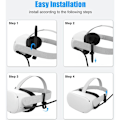 Miniatyrbillede 2 af 5: 2 stk. silikonekabelbindere til opbevaring af /Rift/Rift S/Valve / VR-tilbehør