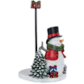 Miniatyrbild 1 av 5: 1 st julpappershållare i harts, julpappershållare, figurer, ny, julbadrumsinredning A