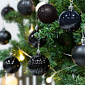 Miniatyrbilde 5 av 5: Julekulepynt, sett med 34 julekuler 4 cm/1,57 tommer, juletrepyntkuler, hengende pynt