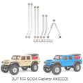 Miniatyrbild 5 av 5: CNC Hög frigång chassi länkstång set för 1/24 fjärrkontroll bil på Axial SCX24 AXI00005 uppgradering delar, 3