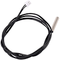 Miniatyrbilde 4 av 5: 5 stk 1 meter vanntett temperatursensorprobe, 10K 3950 NTC rustfritt stål termistorprobe, digital forlengelseskabel, CPU temperatursensor, Bl