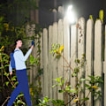 Miniatyrbillede 3 af 5: 72LED Solcelle Klipslampe IP65 Vandtæt Menneskekropssensor Væglampe Havebelysning til Udendørs Have og Terrasse Varm