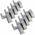 Miniatyrbillede 1 af 5: 10 stk. Skabshængsel Lys LED Sensor Lys Natlampe Garderobe Skab Skab Natlys (Varmt Hvidt)
