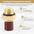Miniatyrbillede 4 af 5: Radiator Køleventilator Afbryder Sensor til 1992-2005 1.3L 1.5L 1.6L 1.7L