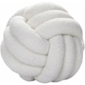 Miniatyrbilde 1 av 4: Håndvevd lammeskinnsfløyels pute til sofaen, supermyk pute til kjæledyr, beige, 22 x 22 cm