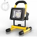 Miniatyrbillede 1 af 5: Genopladelig LED-projektør 30W 2500LM Byggeplads Projektør 6000mAh Trådløs LED-lys Udendørs LED-projektør Batteri Bærbar LED-projektør