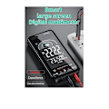 Miniatyrbild 4 av 5: Intelligent Anti-burn Digital Multimeter AC DC Ström Spänning Temperatur Kapacitans Auto Range Ohm NCV Multimetrar Testare