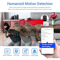 Miniatyrbillede 5 af 5: Overvågningskameraer 3MP WiFi 2.4 GHz PTZ IP Kamera Nattesyn To-vejs Stemme Humanode Detection Bevægelsessporing Lydalarm Cloud Storage