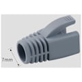 Miniatyrbillede 4 af 5: RJ45 Cat7 stik Cat6A netværks Ethernet-kabel stik 7 stik R beskyttelsesmuffer kappe farve OD 7 mm (orange)