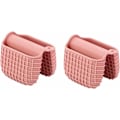Miniatyrbilde 1 av 5: Mini Silikon Ovnshansker Sett, Isolerte Ovnshansker, Kjøkken- og Bakehansker, Beskytt Fingre, Mini Ovnshåndtak Selges i Par (Rosa)