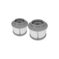 Miniatyrbillede 1 af 5: MSpa Filter, Swimmingpool Filterpatroner, Filter MSpa Filter Udskiftningspatroner til Badekar, Spa, Swimmingpool (2 stk.)