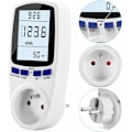 Miniatyrbillede 4 af 5: Wattmeter Stikkontakt - Energimåler A185V 264V - LCD Display
