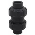 Kulkontrollventil 20 25 32 40 50 63mm simbassäng backventil anti-backflöde PVC ventil backventil (Inner diameter 40mm)