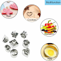 Miniatyrbillede 3 af 5: Kageformssæt, Minikageformssæt, Kageformssæt i rustfrit stål til fondantkage, kiks, kage, rund kageformssæt til kiks,