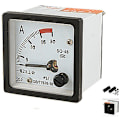 Miniatyrbild 2 av 3: SQ48 Analog AC Panel Amperemeter 0-15A Vit + Svart