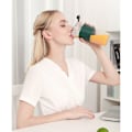 Miniatyrbild 2 av 5: Bärbar elektrisk juicepress fruktkopp mixerprocessor mixer 320ML Mini USB uppladdningsbar snabb juice maker, grön