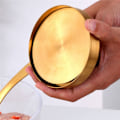Miniatyrbillede 5 af 5: Rustfrit Stål Non-Stick Fyldt Hamburger Oksekødspresseform Party BBQ Maker Form Grill Køkken Gadget Guld