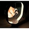 Miniatyrbillede 4 af 5: Mini USB Genopladelig Balance LED Bordlampe Ellipse Magnetisk Switch Udendørs Øjenpleje Natlys Touch Control