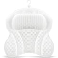 Pikkukuva 2 / 5: Ergonominen ylellinen kylpytyyny, jossa on 4D Air Mesh -teknologia ja 6 imukuppia, tukee päätä ja selkää, sopii kaikkiin kylpyammeisiin, porealtaisiin ja koti-kyliin（444