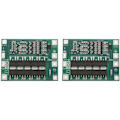 Miniatyrbilde 1 av 5: 2X 3S 60A BMS 11.1V 12.6V 18650 Li-Ion Litiumbatteri Beskyttelseskort Oppgradert