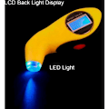 Pikkukuva 5 / 5: LCD LED Digitaalinen Rengaspaineen Mittari Autolle/Moottoripyörälle Amerikan Schrader-Venttiilille