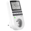 Miniatyrbillede 1 af 5: Digital programmerbar stikkontakt, ugentlig digital timer med LCD-display, 12H/24H/7 dage elektrisk stikkontakt timer, energibesparende til husholdningsapparater (1