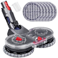 Miniatyrbilde 1 av 4: Elektrisk moppehode for Dyson V11 V10 V15 V8 V7 støvsuger kosteshode med tank og 6 vaskbare mopper
