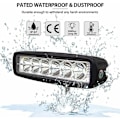 Miniatyrbilde 3 av 5: LED arbeidslys LED-list 12V 18W 15cm Vanntett IP67 Bil LED-spotlight LED tåkelys LED arbeidslys for 4x4 Motorsykkel Bil Lastebil Traktor SUV Båt