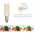 Miniatyrbillede 3 af 5: 6-pak E14 LED Pære 9W Halogenækvivalent 75W, Varmt Hvidt 3000K Ikke-Dæmpbar 360° Strålevinkel til Køkkenhætte Køkken Sengelampe