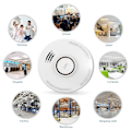 Miniatyrbillede 3 af 4: 1 Pakke Røgalarm Brandalarm 9V Fotoelektrisk Sensor Batteridrevet Nem at Installere Røgalarm med Lyslyd Advarsel