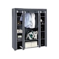 Miniatyrbillede 1 af 5: 69\" Bærbar Tøjskab Opbevaringsarrangør med Non-Woven stof Hurtig og Nem at Samle Ekstra Stærk og Holdbar Grå - Modular RWDressing