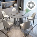 Miniatyrbillede 2 af 5: Kvadratiske Dreje Lejer 3 Tommer Lazy Susan 360 Graders Kugleleje Drejeskive til TV Bord, Barstole, Stole, Roterende Møbler 6 stk (Sølv)