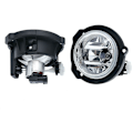 Miniatyrbilde 5 av 5: 1 Par LED Tåkelys Front Bumper Tåkelys Pære Klar Linse For Avanza 2012-2019