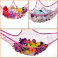 Miniatyrbillede 3 af 5: Pet Hammock Opbevaring Hammock til Fyldte Dyr og Legetøj Ekstra Stor Børns Mesh Legetøj (Pink)
