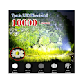 Miniatyrbillede 2 af 5: Super Lysende P70 LED Lommelygter 30000100000 Lumen, XHP70.2 Genopladelig LED Lommelygte, Taktisk Lommelygte med Holster, IP67 Vandafvisende Kraftfuld Fla