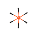 Miniatyrbilde 2 av 5: 2 Hovedbørste + 6 Sidebørste + 4 HEPA-filtre Egnet for Xiaomi Vacuum 2 Roborock S50 for Xiaomi Roborock Mi Robotdeler Filtre