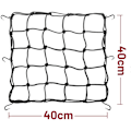 Miniatyrbillede 3 af 5: Elastisk net til bagagebærer 40x40 cm (sæt af 2)