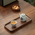 Miniatyrbillede 3 af 5: Valnød Serveringsbakke Træbakke Rektangulær Bakke Badeværelsesbakke Middagsbakke Tebakke Kaffe Bakke