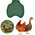 Miniatyrbild 1 av 5: 3PCS Husdjursväst, Kycklingkläder, Fjäderfä Hönsadel Förkläde, Justerbar Kycklingväst Fjäderskyddshållare Grön