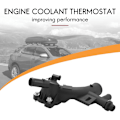 Miniatyrbilde 2 av 5: 25193922 902-846 Kjølevæsketermostat og væskeradiatorhusmontering Termostathusutstyr Passer til Cruze / Sonic